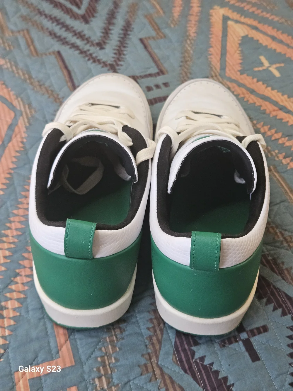 Nike x Nina Chanel Abney Air Jordan 2 Retro Low In White And Malachite Green .